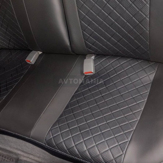 Avtomania Авточехлы экокожа Rubin для Nissan Terrano III (D-10) Restyling (з 2017), 1D ромб - Картинка 6