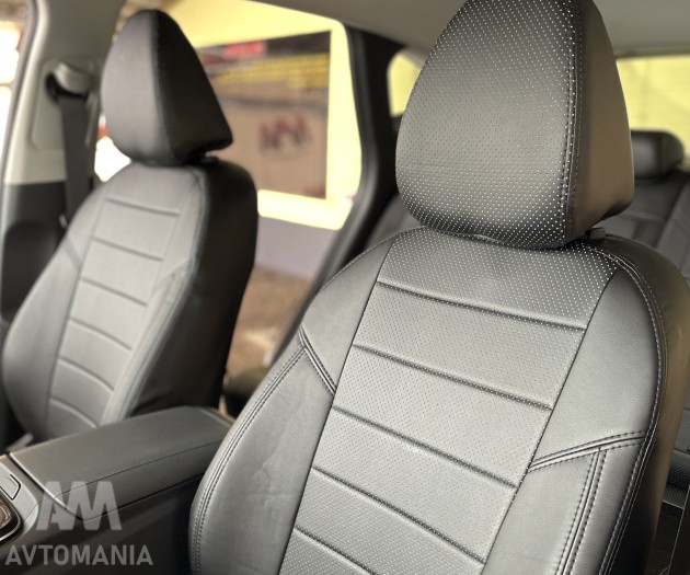 Avtomania Авточохли Titan для Suzuki SX-4 1 хетчбек зад. сидіння суцільне (з 2010), подвійна стрічка - Заображення 2