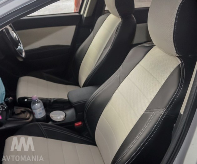 Avtomania Авточохли Titan для KIA Forte 3 (2012-2018) USA седан, подвійна стрічка - Заображення 9