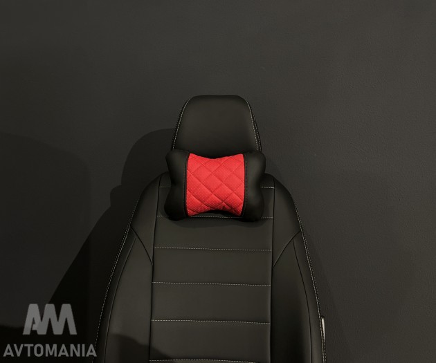 Avtomania Подушка кісточка з логотипом Tesla  - Картинка 6