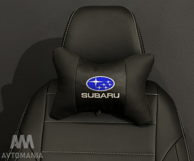 Avtomania Подушка кісточка з логотипом Subaru  - Картинка 1