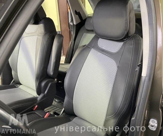 Cobra Комплект чохлів екошкіра з тканиною для Renault Clio Simbol 2002-2012 Comfort - Заображення 3