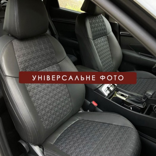 Cobra Комплект чехлов экокожа с тканью для Hyundai Accent IV Solaris 2011-2017 Comfort - Картинка 2