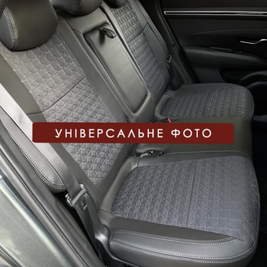 Cobra Комплект чехлов экокожа с тканью для Hyundai Accent IV Solaris 2011-2017 Comfort - Картинка 4