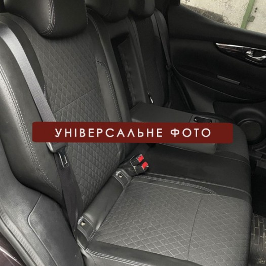 Cobra Комплект чехлов экокожа с тканью для Hyundai Accent IV Solaris 2011-2017 Comfort - Картинка 7