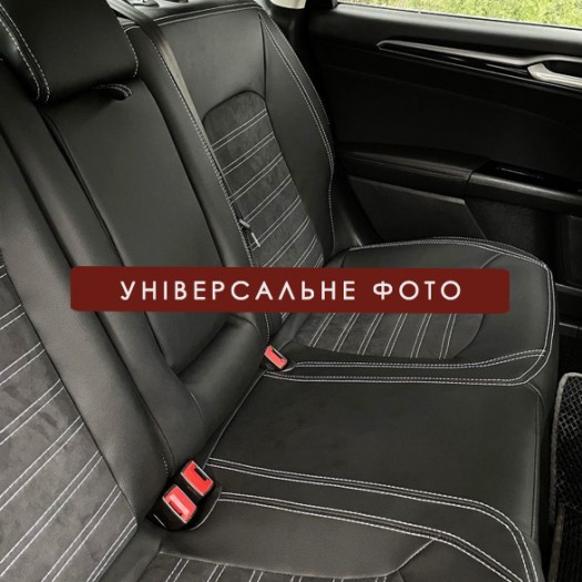 Cobra Комплект чохлів екошкіра з алькантарой для Audi A4 (B6) 2000-2004 Comfort + - Заображення 5