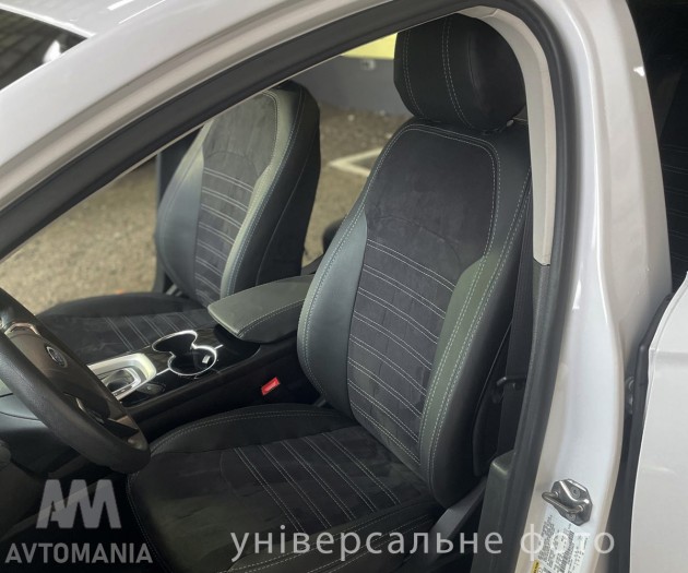 Cobra Комплект чехлов экокожа с алькантарой для Mitsubishi Outlander II XL 2006-2012 Sport - Картинка 3