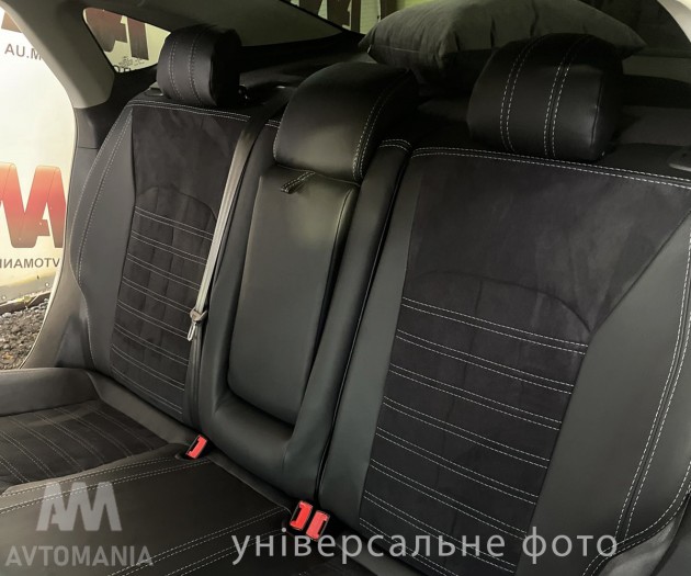 Cobra Комплект чехлов экокожа с алькантарой для Mitsubishi Outlander II XL 2006-2012 Sport - Картинка 4