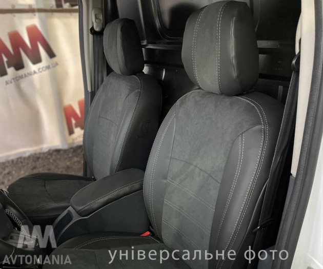 Cobra Комплект чехлов экокожа с алькантарой для Mitsubishi Outlander II XL 2006-2012 Sport - Картинка 7