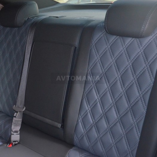 Avtomania Авточехлы экокожа Rubin для Chevrolet Malibu 9 (c 2015), 3D ромб - Картинка 6