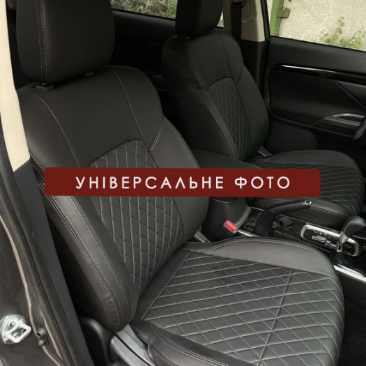 Cobra Комплект чохлів екошкіра для Mercedes Smart Fortwo III 1+1 (2014- ) Comfort - Картинка 2
