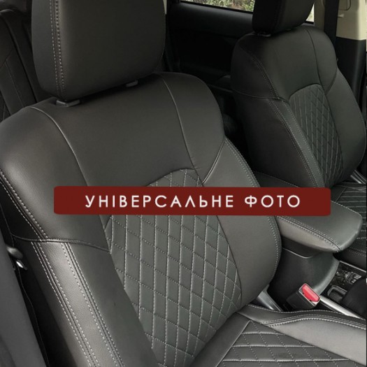 Cobra Комплект чохлів екошкіра для Mercedes Smart Fortwo III 1+1 (2014- ) Comfort - Заображення 3