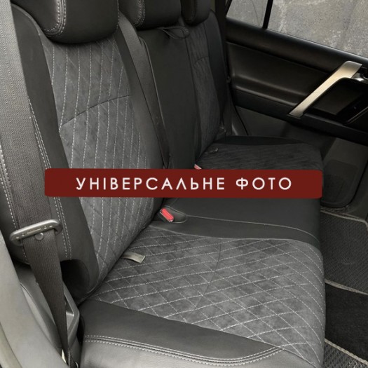 Cobra Комплект чохлів екошкіра з алькантарой для Mercedes Smart Fortwo III 1+1 (2014- ) Comfort - Заображення 4
