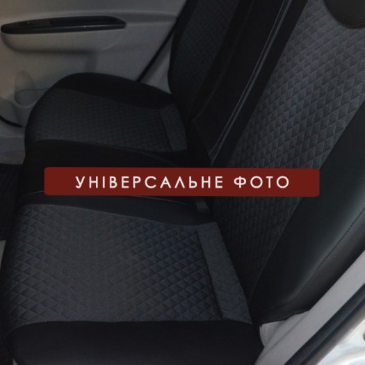 Avtomania Авточохли для Volvo V60 (2010-2013) екошкіра+автотканина Titan - Заображення 5
