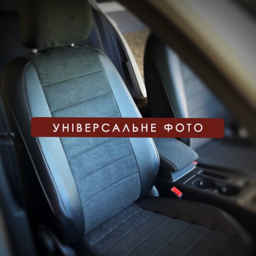 Avtomania Авточохли для Volvo V60 (2010-2013) екошкіра+алькантара Titan - Заображення 2