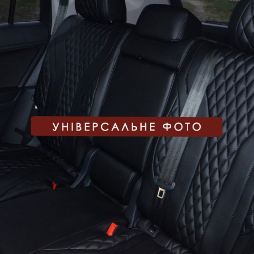 Avtomania Авточохли екошкіра Cayman для Ford Mustang 6 (2015-2022) - Заображення 7