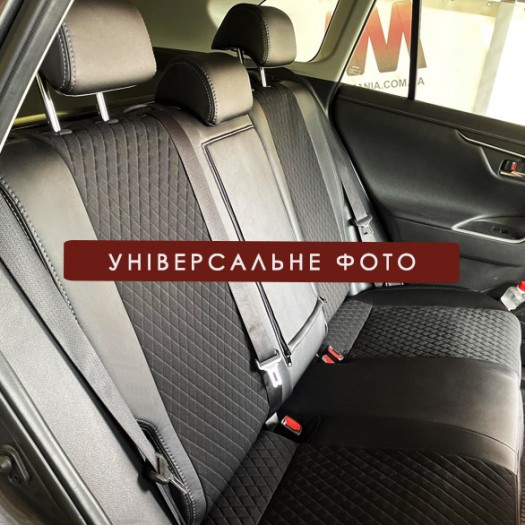 Avtomania Авточохли для Jeep Cherokee KJ (2001-2008), одинарна стрічка екошкіра+автотканина Titan - Заображення 5