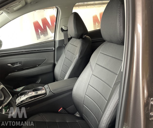 Avtomania Авточохли Titan для BMW 3 E90 седан передние кресла спорт (2005-2012), подвійна стрічка - Заображення 9