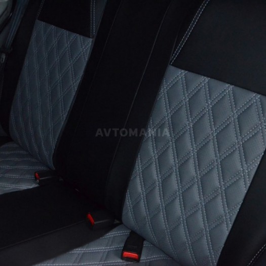 Avtomania Авточехлы экокожа Rubin для Audi ТТS 2 (2006-2014), 3D ромб - Картинка 5