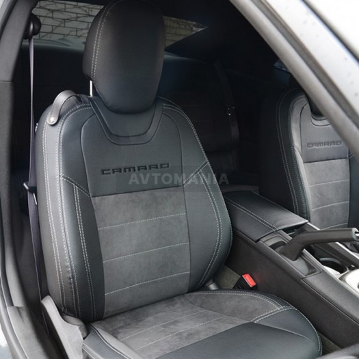 MW Brothers Авточохли Leather для Chevrolet Camaro V (2009-2015) - Заображення 2