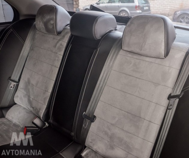 Avtomania Авточохли для Mazda 3 IІI (BM-BN) (2013-2018), подвійна стрічка екошкіра+алькантара Titan - Заображення 10